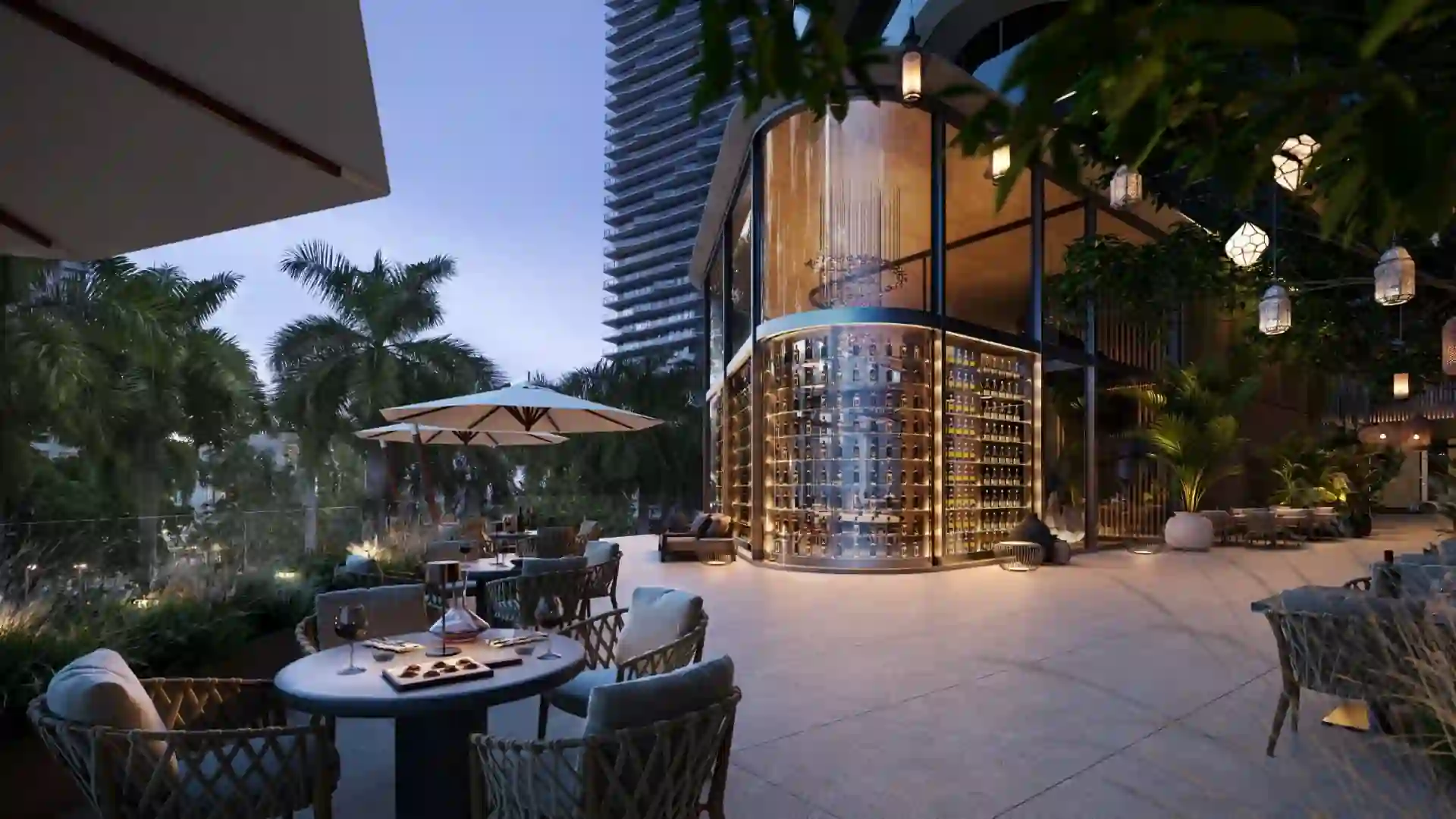 Exterior view of ORA by Casa Tua, a luxury development in Miami, FL